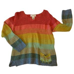 Rainbow Cottagecore Sweater